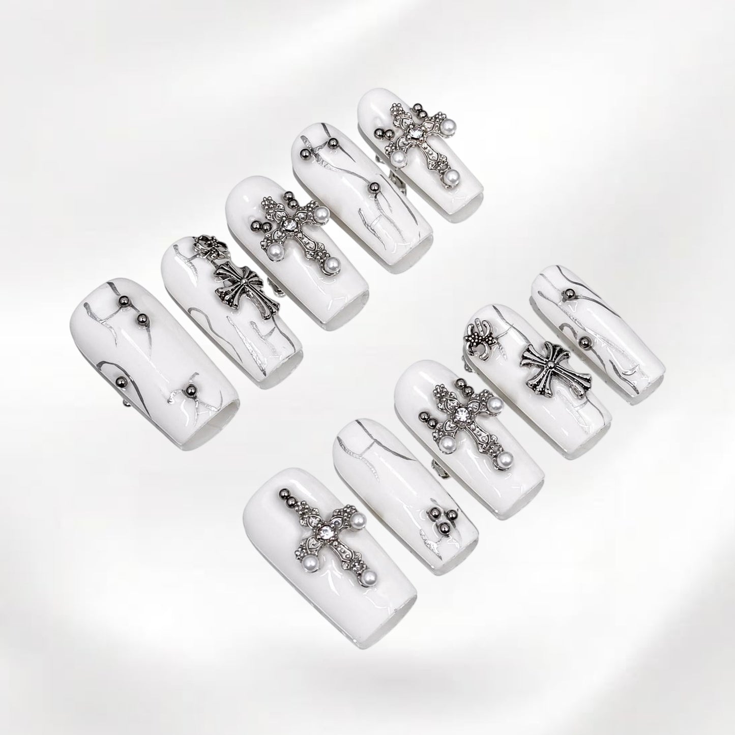White Gothic Cross