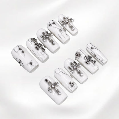 White Gothic Cross