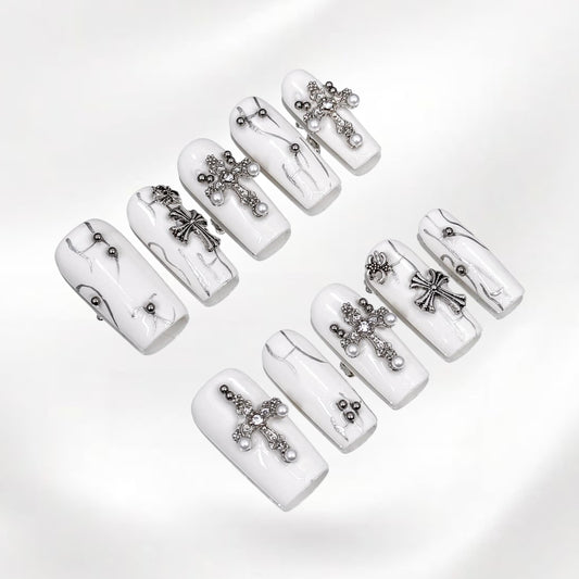 White Gothic Cross